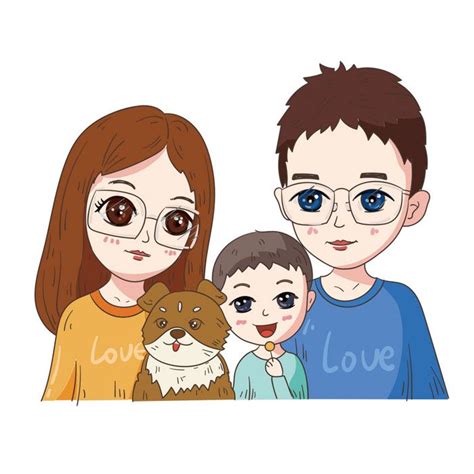 masayang pamilya drawing|Kamay Na Iginuhit Na Larawan Ng Cartoon Ng Masayang .